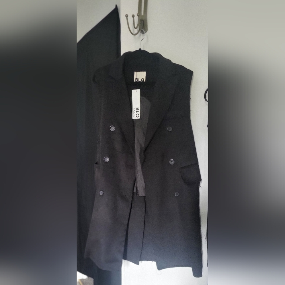 Long woman's dressy vest